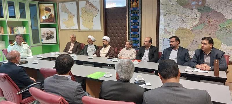 برگزاری جلسه شورای سیاست‌گذاری بسیج اساتید دانشگاه‌ها و مراکز آموزش عالی شهرستان در محل فرماندهی نیروی انتظامی نیشابور