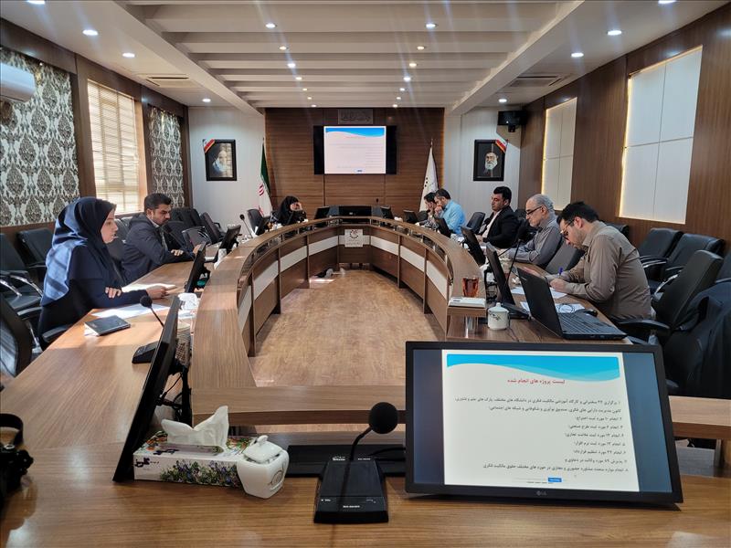 جلسه کارگروه پذیرش و ارزیابی کارگزاران پارک علم و فناوری خراسان
