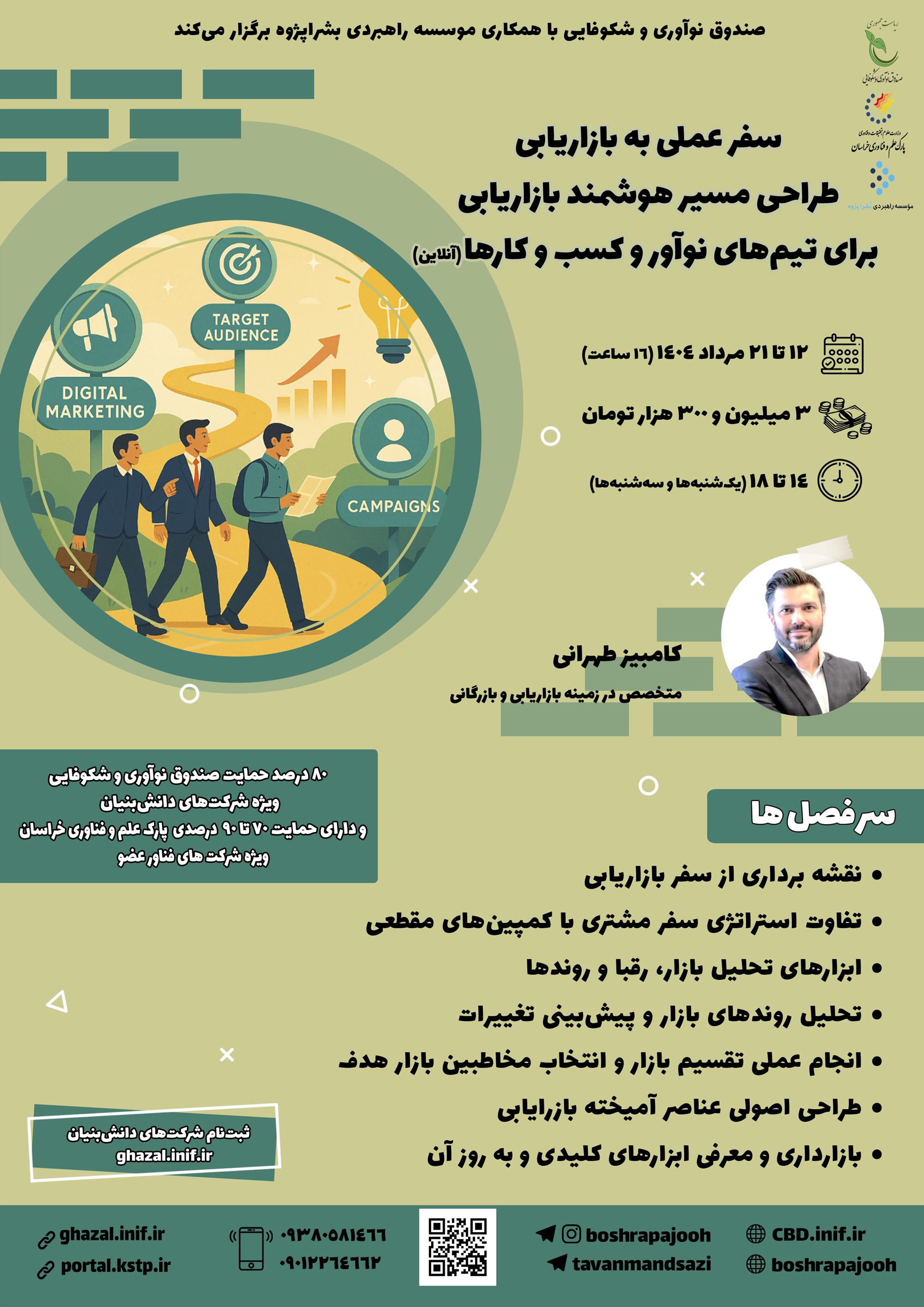 سفر عملی به بازاریابی: طراحی مسیر هوشمند بازاریابی برای تیم‌های نوآور و کسب و کارها